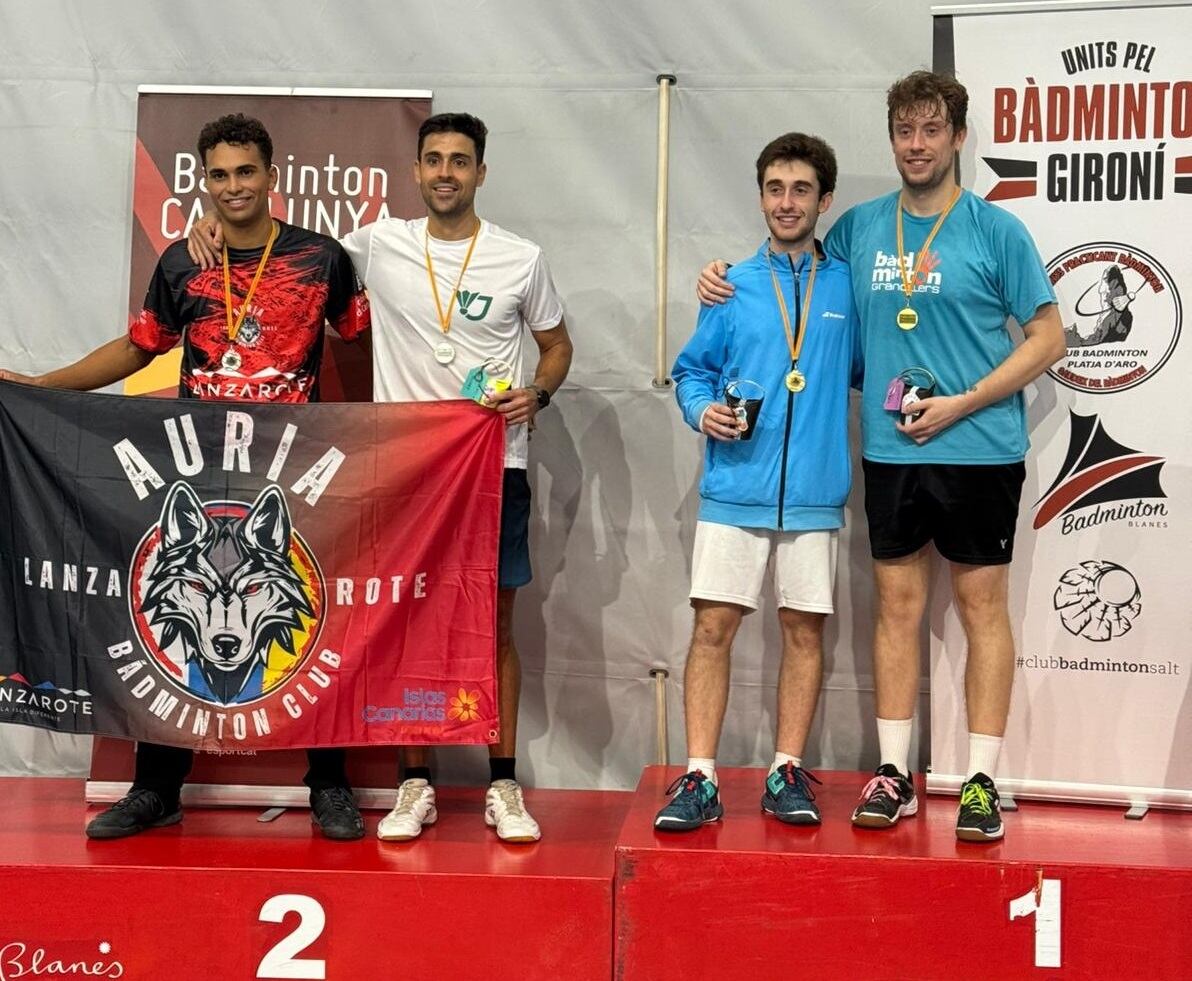 El Auria Bádminton Club se trae 8 medallas del Catalunya TOP TTR Blanes.