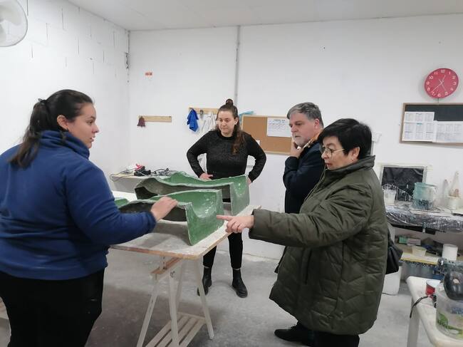 Momento de la visita