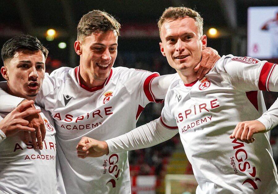 Primer gol de Tresaco esta temporada.