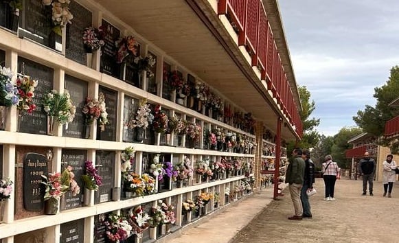 Nichos en el Cementerio de Torrero de Zaragoza