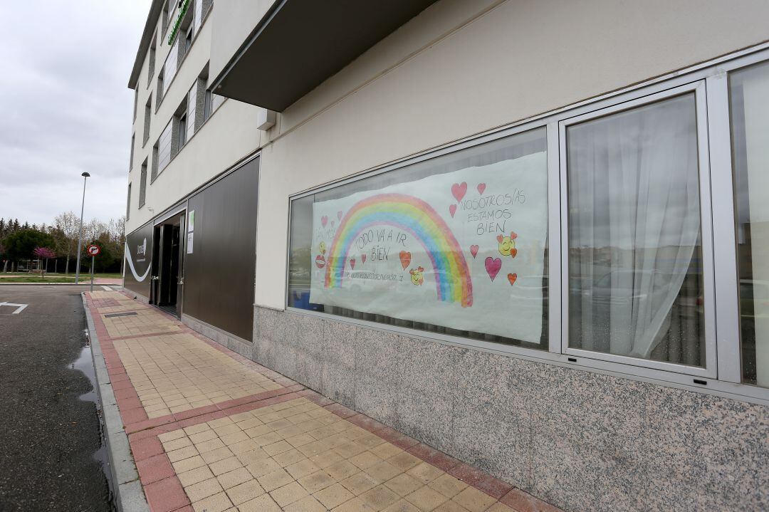 Exterior de una residencia de ancianos en Valladolid