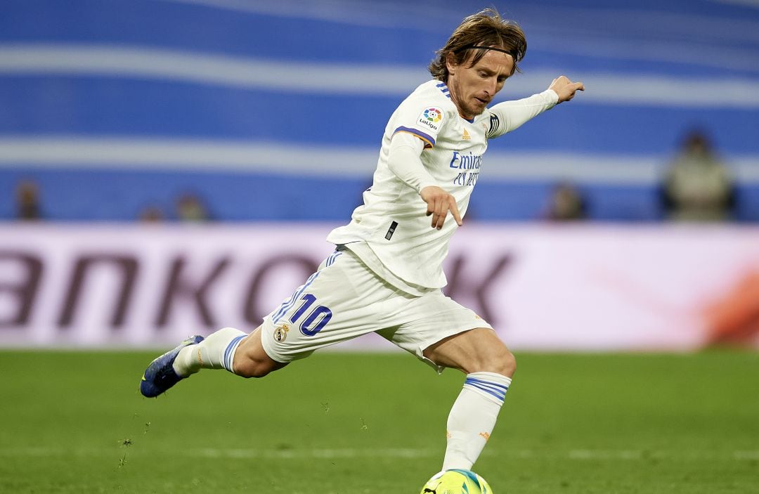 Modric, durante un partido de esta temporada