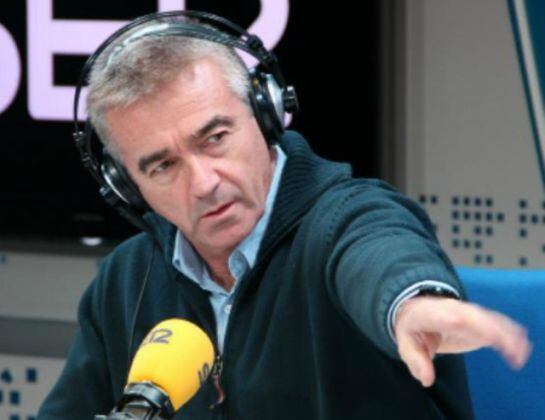 El director de &#039;La Ventana&#039; Carles Francino en un momento del programa