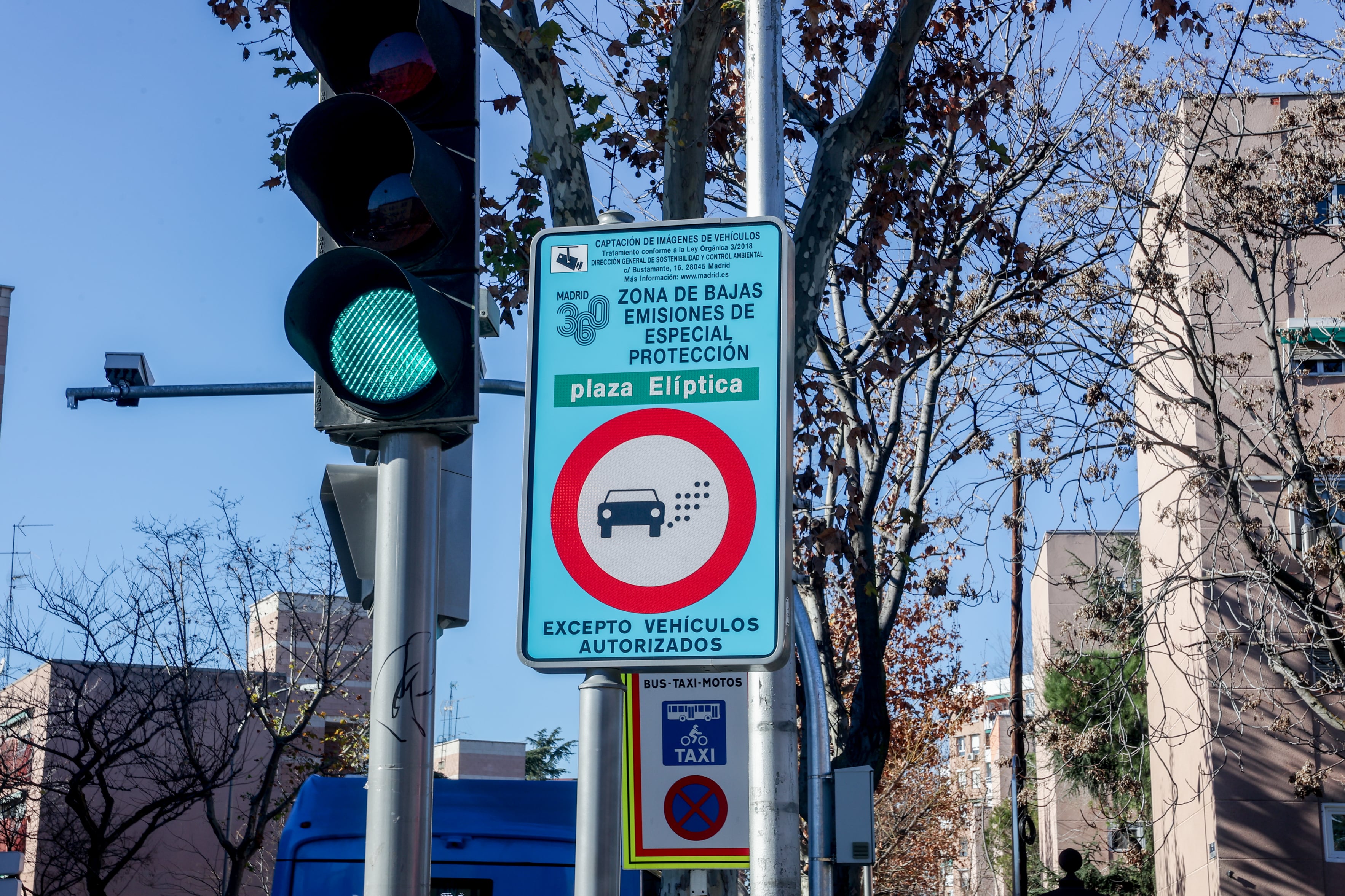 Imagen de la ZBE de Plaza Elíptica en Madrid