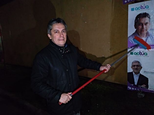 Alberto Novoa, candidato de Actúa