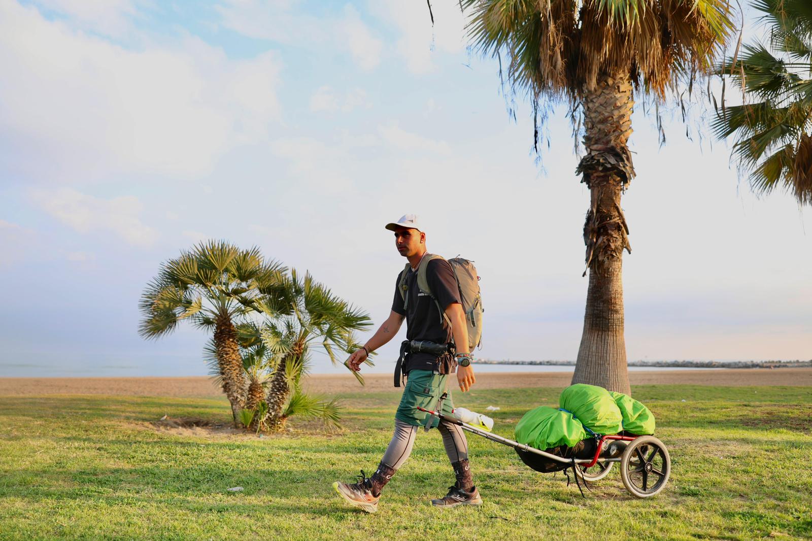 La épica travesía de David Giménez llega a la Región de Murcia