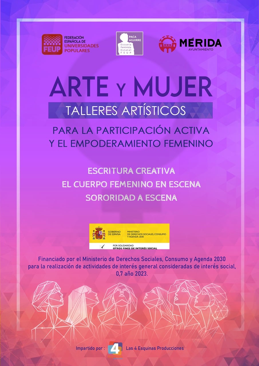 Cartel Proyecto Arte y Mujer