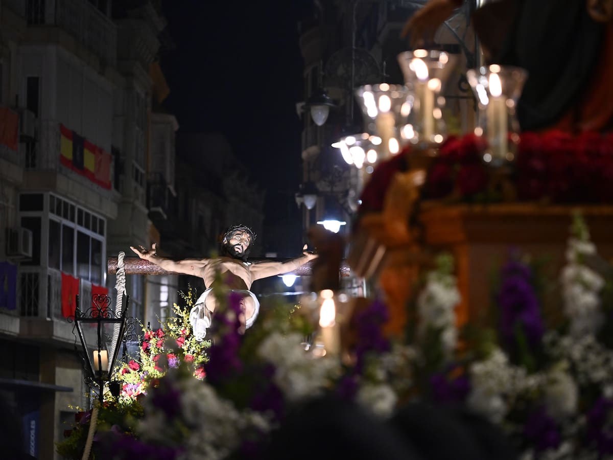 El Cristo del Socorro abre la Semana Santa en Cartagena