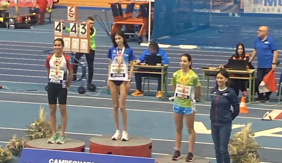 Imagen del pódium en Valencia