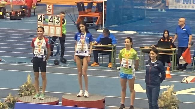 Imagen del pódium en Valencia