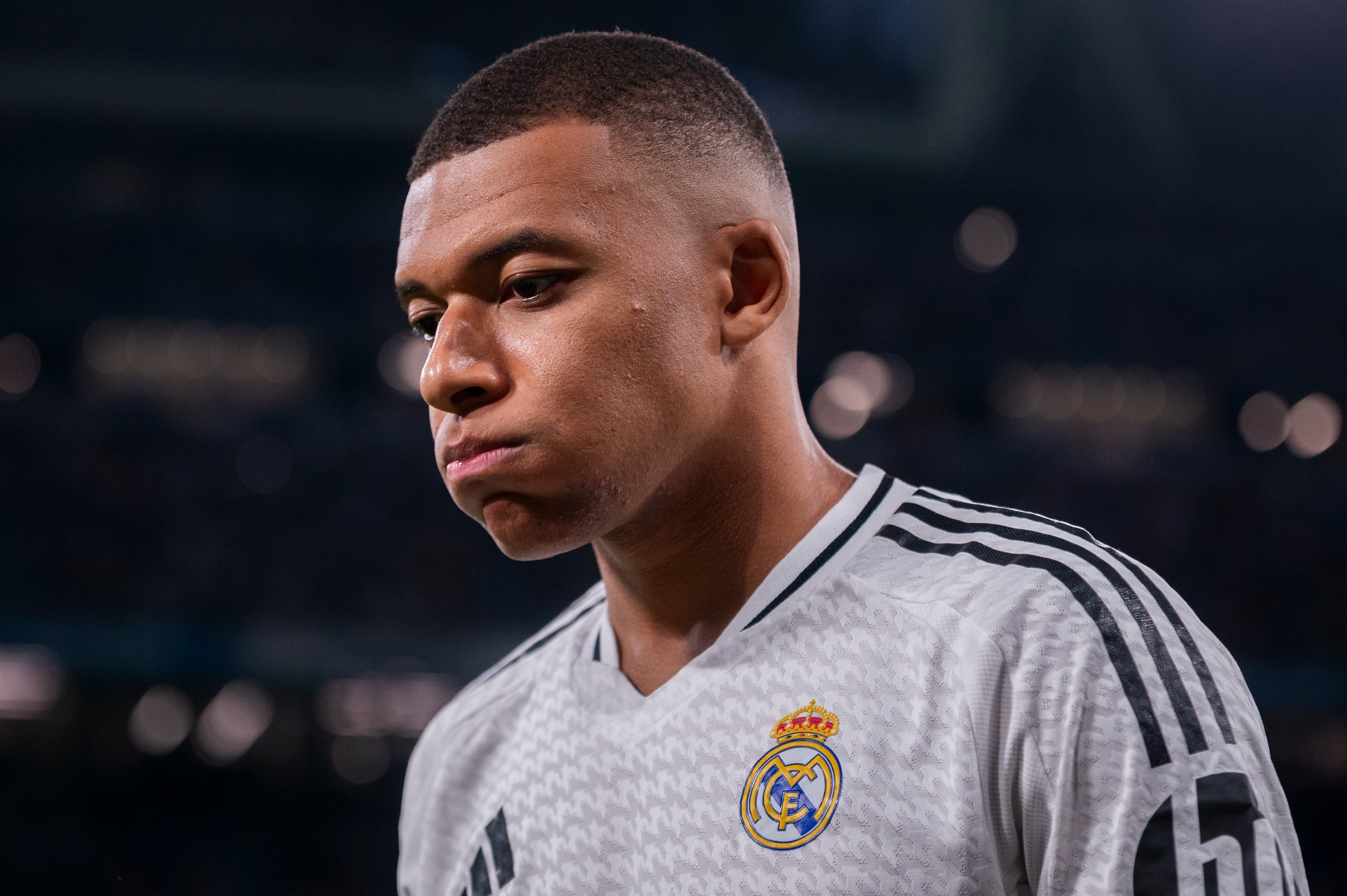 Kylian Mbappé, durante el partido contra el Alavés