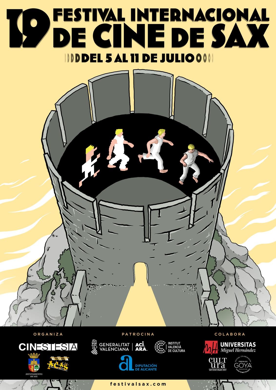 El Festival Internacional de Cine de Sax cumple este año 19 ediciones y se celebrará del 5 al 11 de julio.