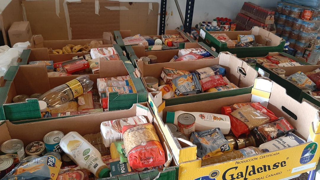 Imagen de archivo de donación de alimentos. 