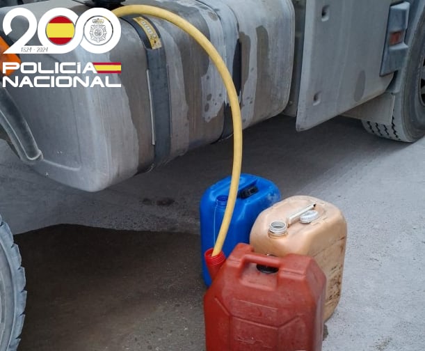 Garrafas llenas de combustible