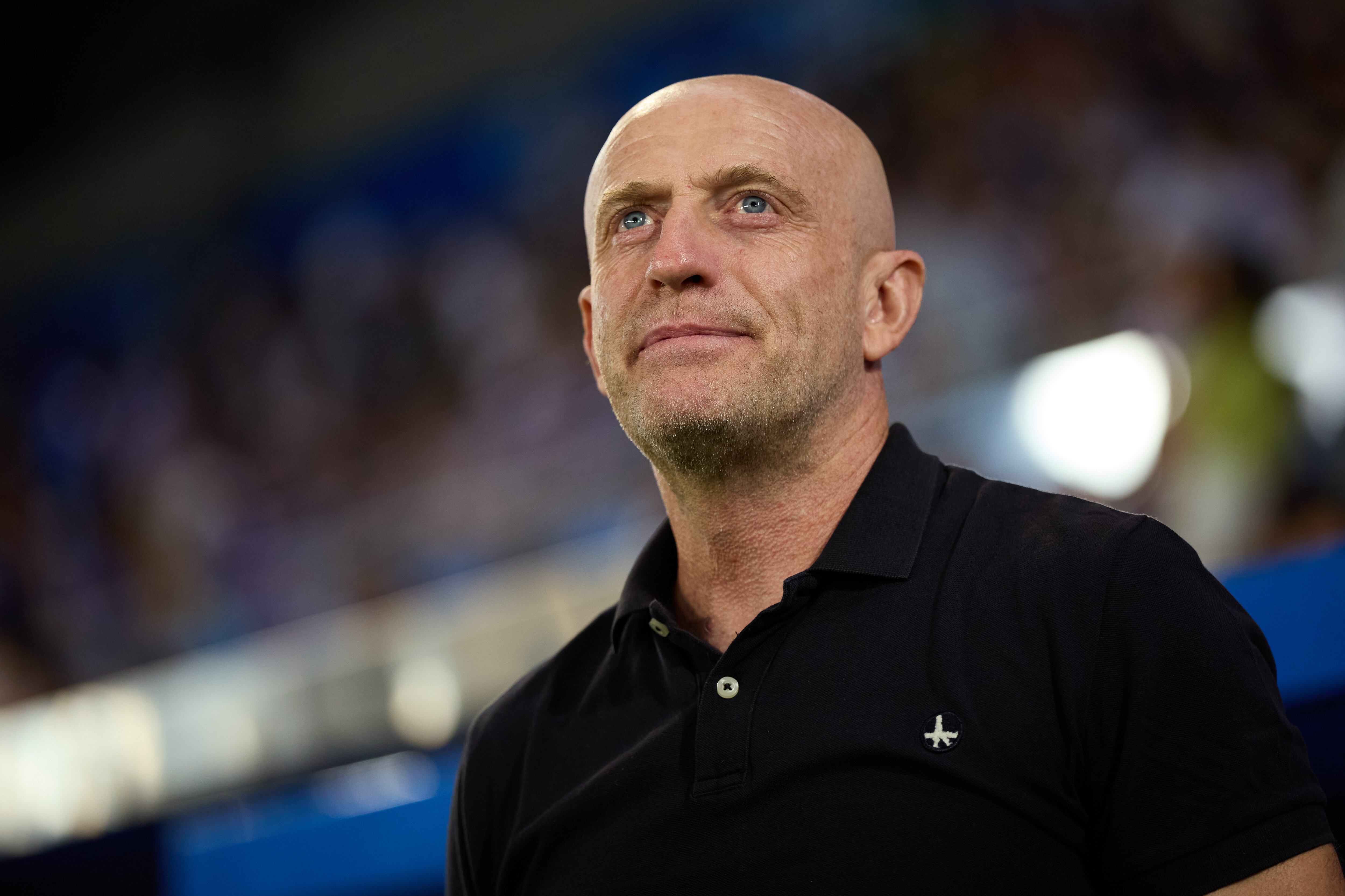 Julián Calero, durante el debut del Levante en LaLiga