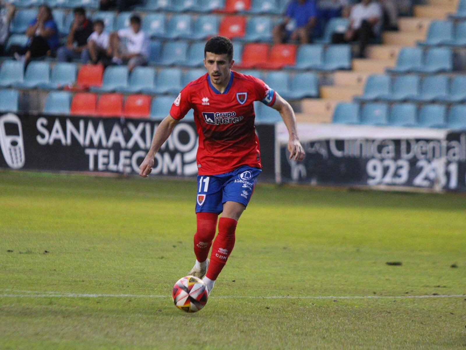 Jesús Tamayo, durante un partido de eta temporada.