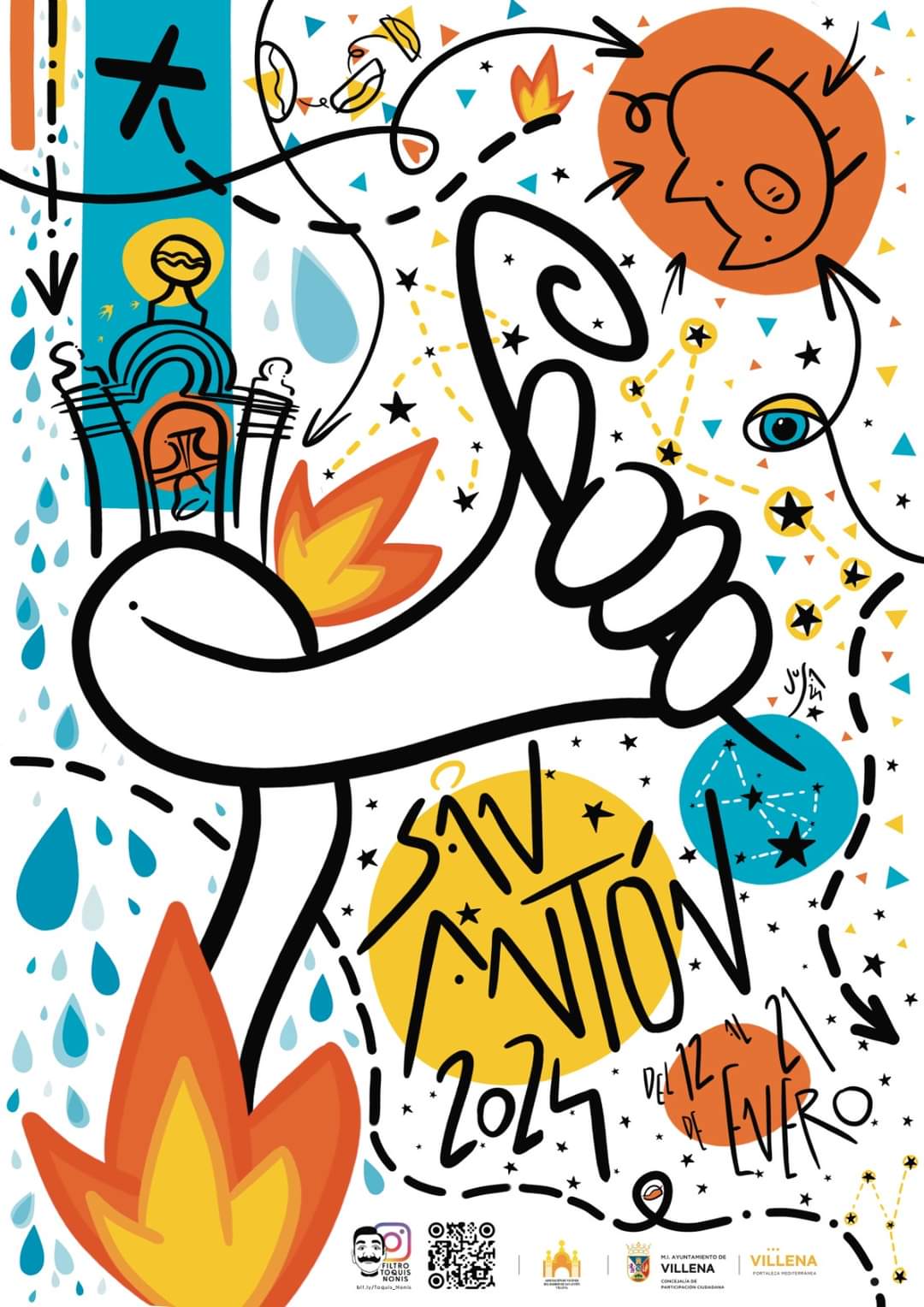 Cartel de San Antón 2024