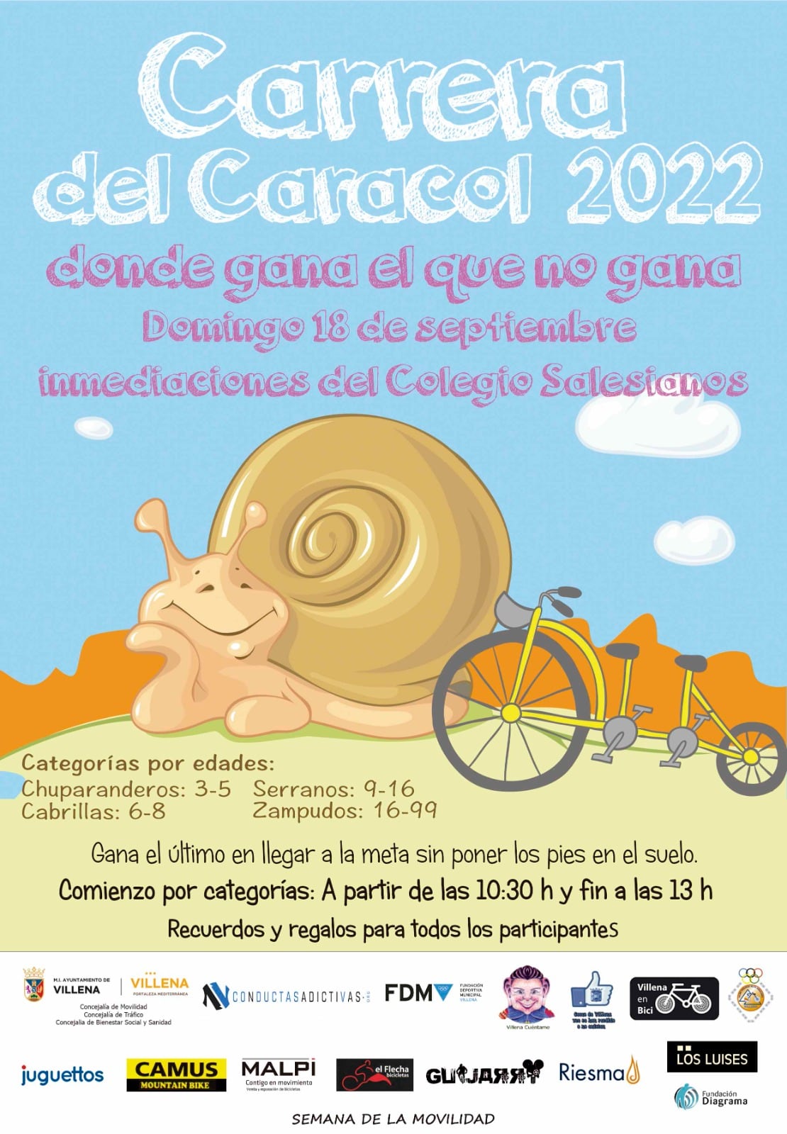 Cartel Carrera del Caracol 2022