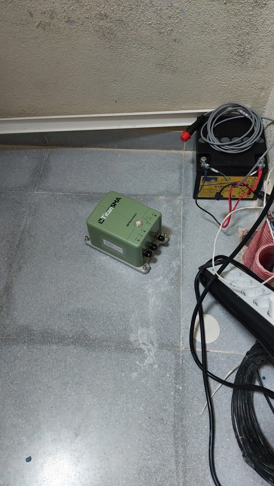 Acelerógrafo instalado por la Universidad de Granada en Jódar