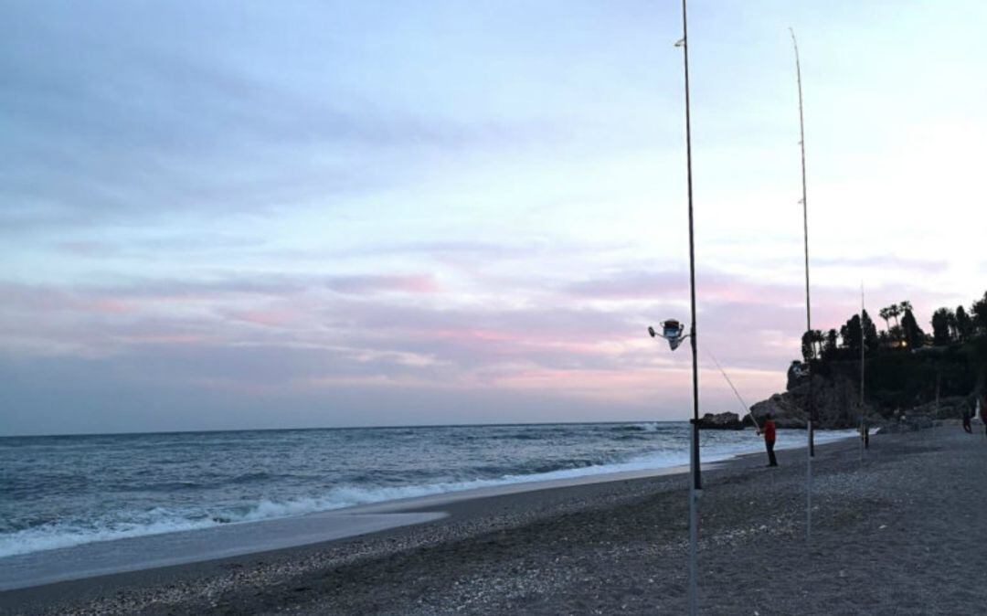 Playa del Playazo en Nerja (Málaga)