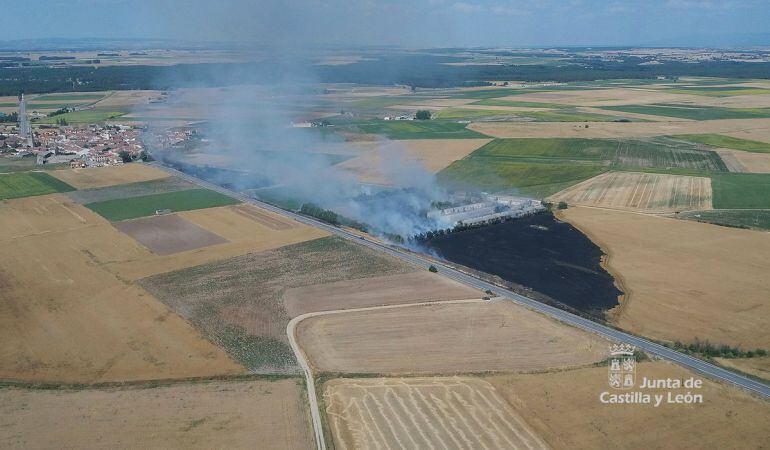 Incendio en Veganzones