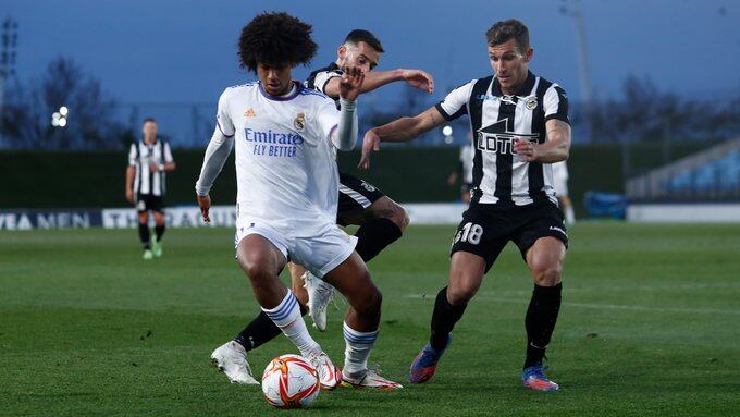 Un momento del partido