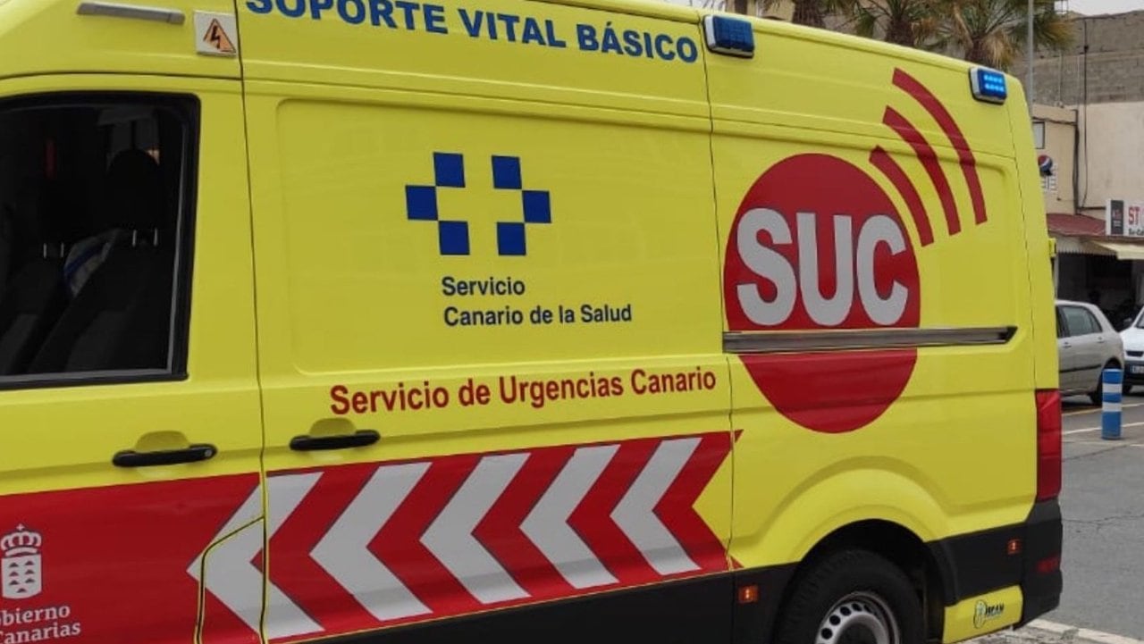 Ambulancia del Servicio de Urgencias Canario (SUC).