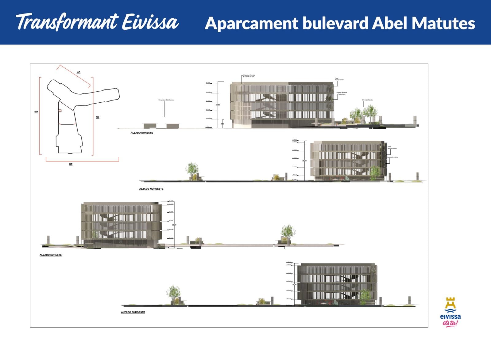 Plano del aparcamiento (Ayuntamiento)
