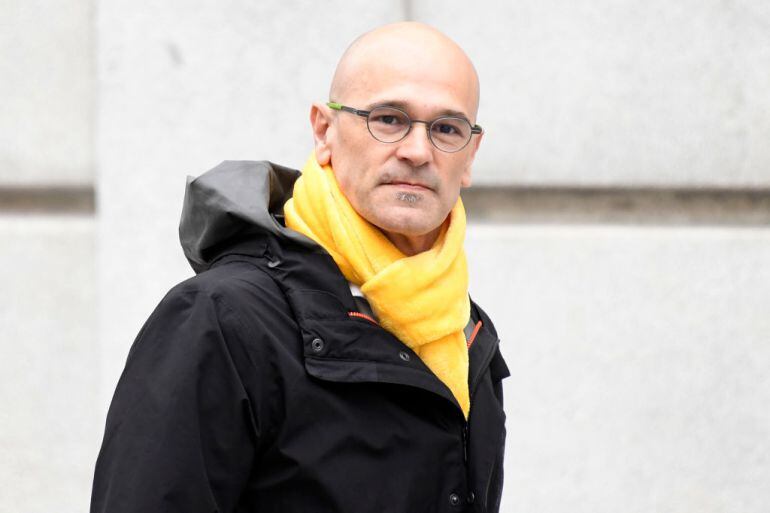 Raül Romeva, arribant al Tribunal Suprem el 23 de marzo de 2018