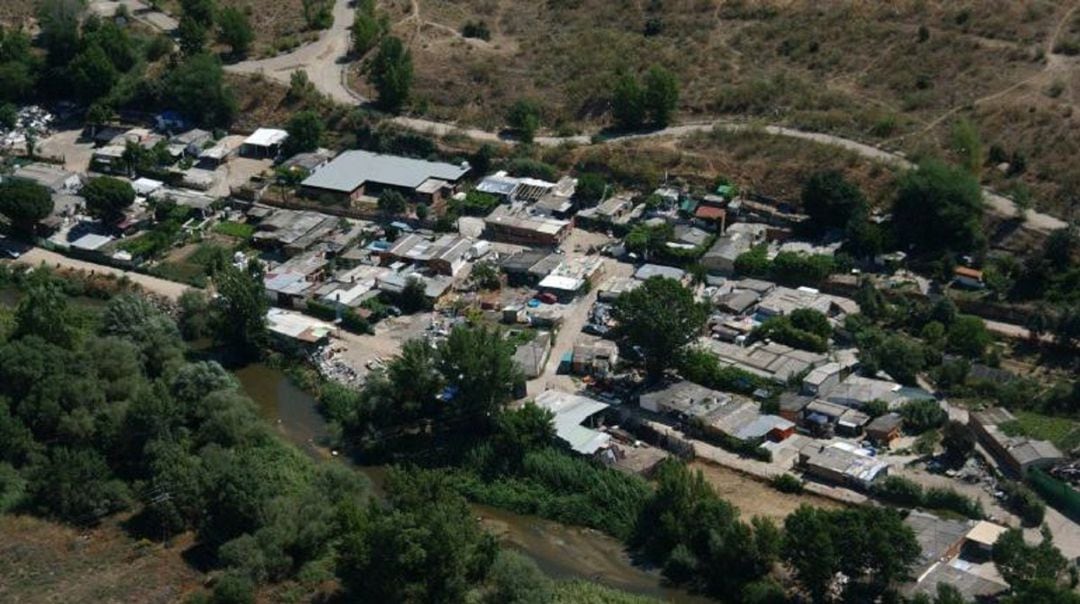 Vista aérea del poblado de las Sabinas