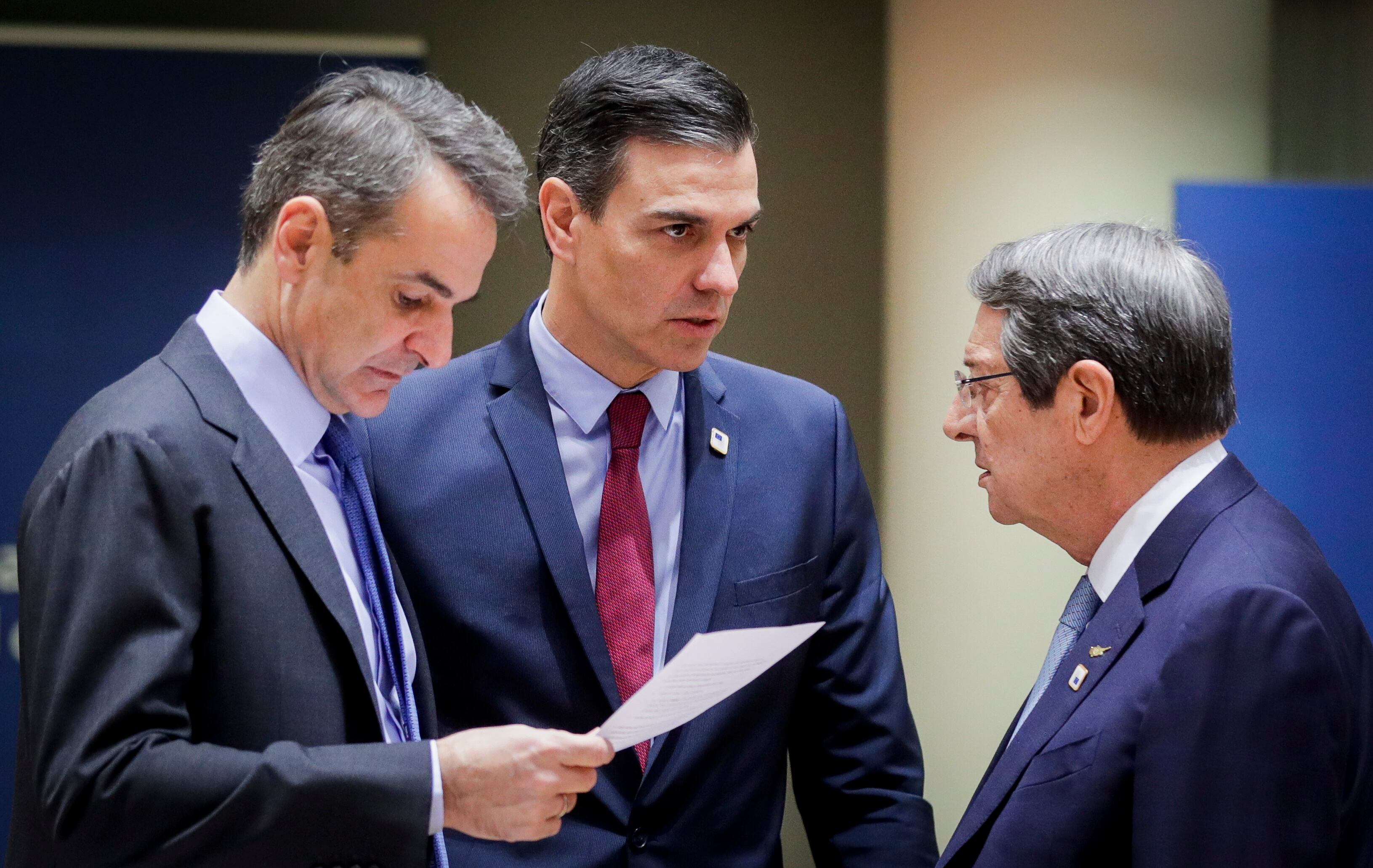 El presidente del Gobierno, Pedro Sánchez, en el Consejo Europeo.