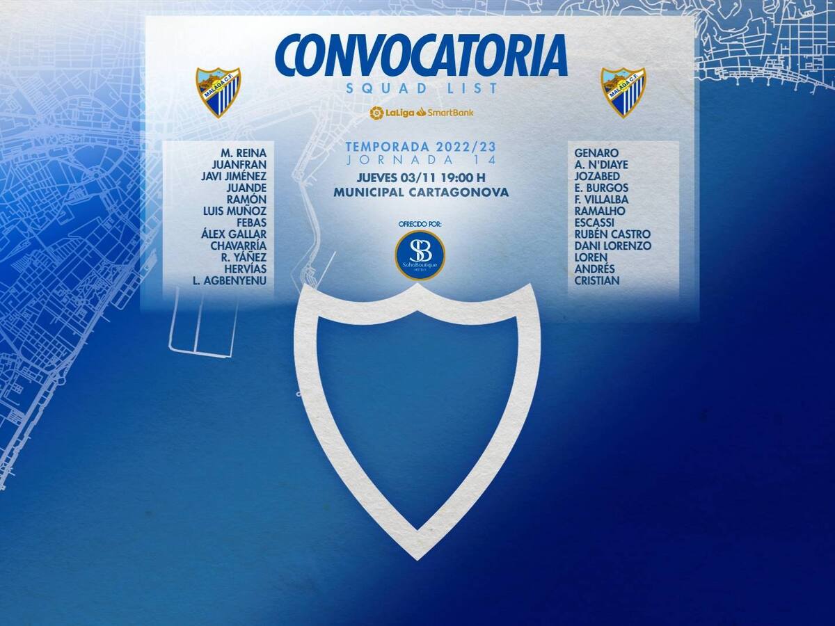 El Málaga en una crisis profunda busca salir del atolladero con una victoria ante el Cartagena