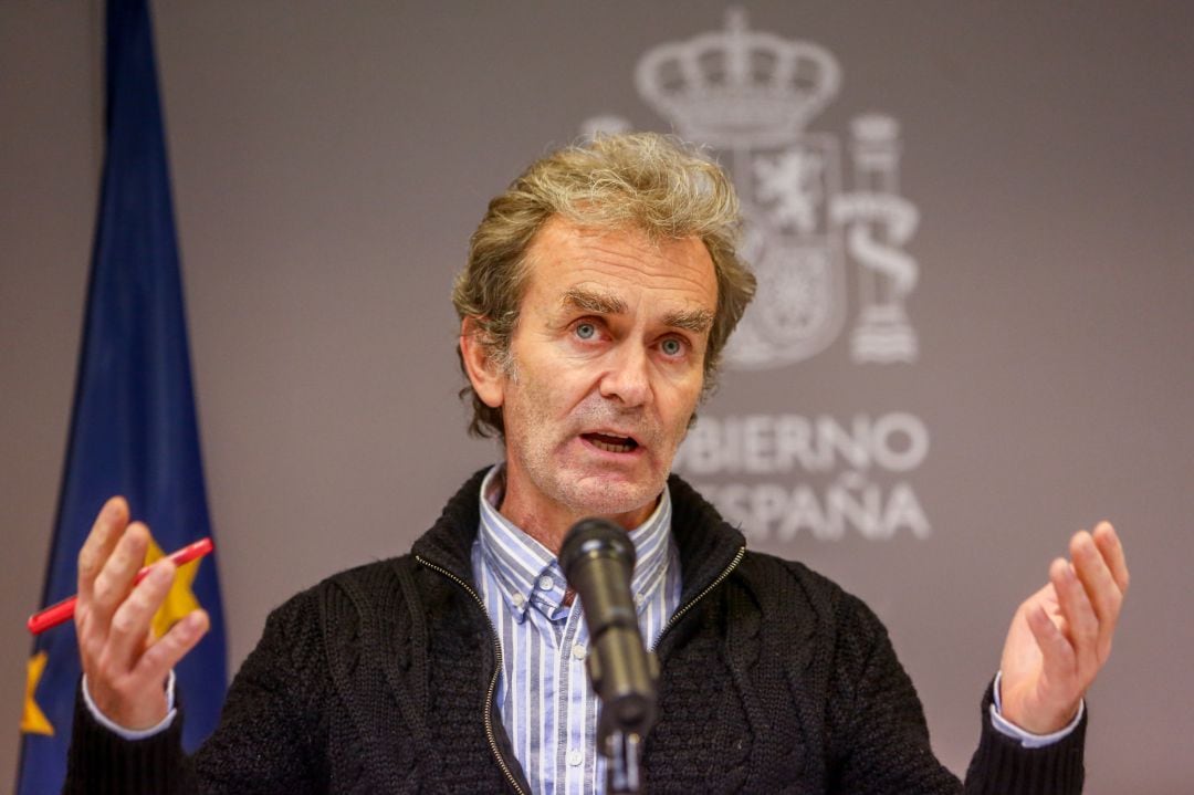 El director del Centro de Coordinación de Alertas y Emergencias Sanitarias, Fernando Simón, ofrece una rueda de prensa en Madrid (España)