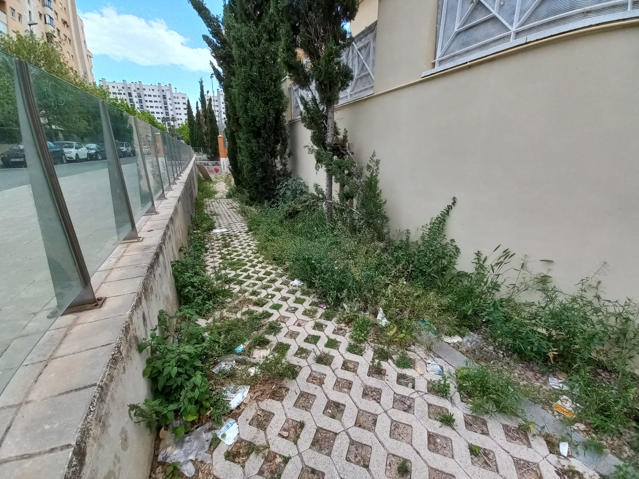 Acceso a Torre Ferrer ubicada en la zona de la Condomina de Alicante