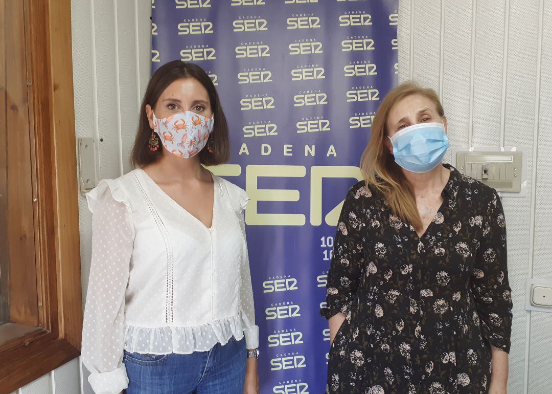 Myriam Martínez y Marisa Yagüe.