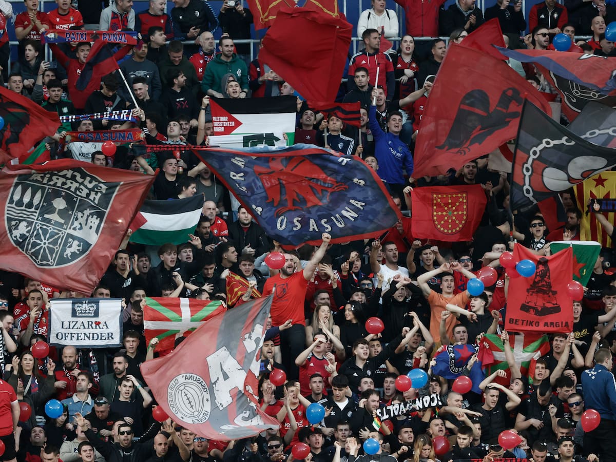 LaLiga denuncia cánticos "Vinicius, muérete" y "Asencio, muérete" en el Osasuna-R.Madrid