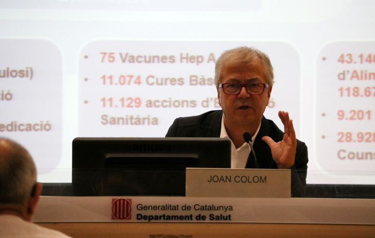 El sub-director general de Drogodependències del Departament de Salut, Joan Colom.