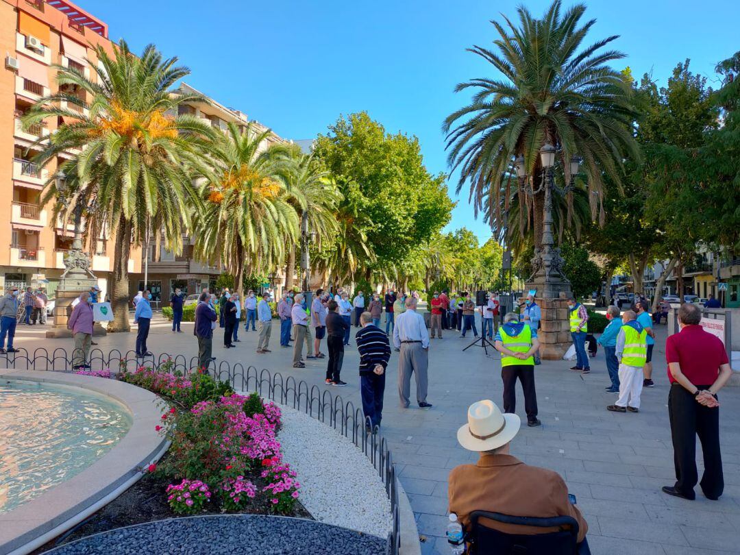 Concentracion &quot;Los lunes al Paseo&quot;, celebrada el 5 de octubre.