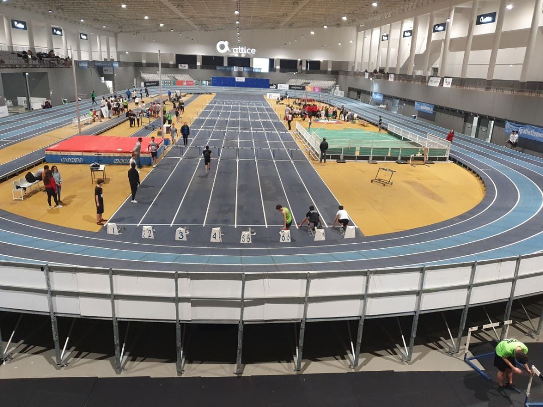 Recinto deportivo en la ciudad portuguesa en la que se celebrará el Campeonato de atletismo de Europa indoor.