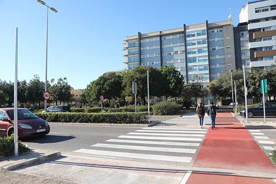 Paso de peatones en Castelló