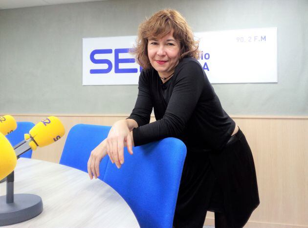 Natalia Bravo una de las actrices de la obra