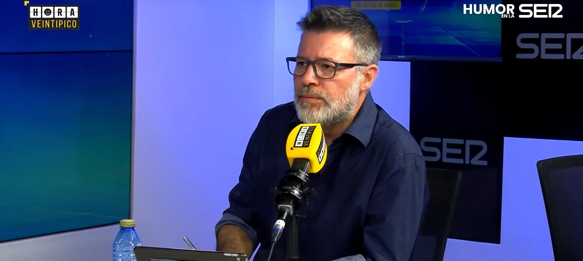 Héctor de Miguel, en el programa radiofónico 'Hora Veintipico'.