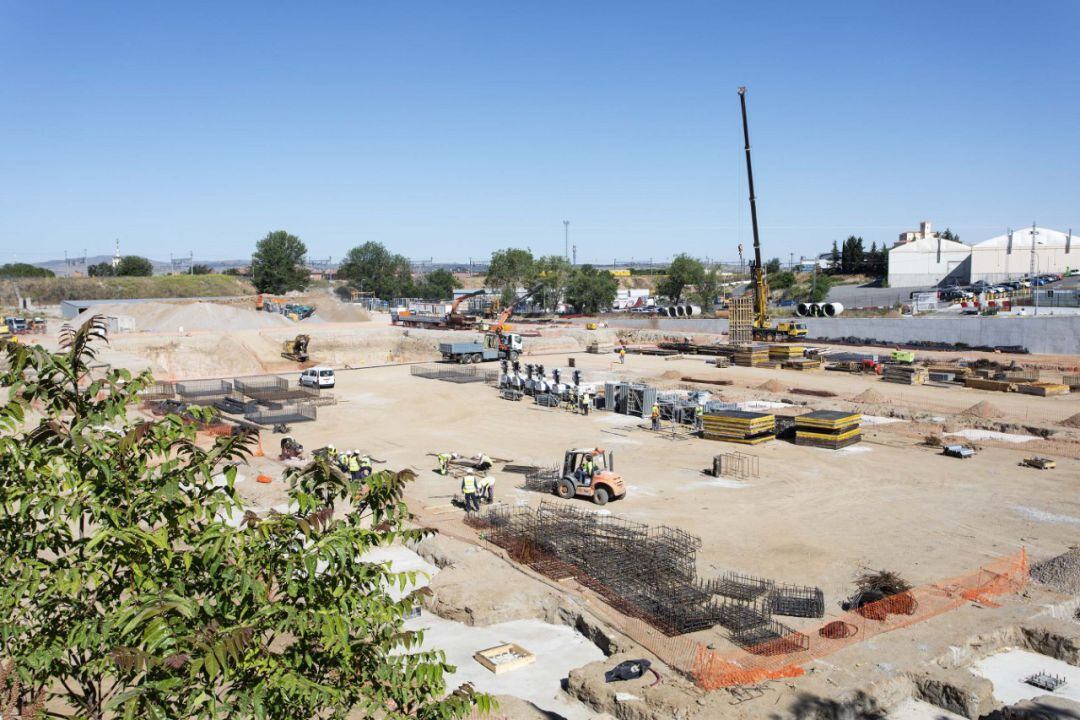 Imagen de archivo de las obras de la nueva planta de Nissan en Ávila