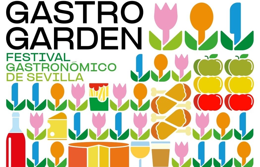 Cartel del Festival Gastrogarden en Sevilla