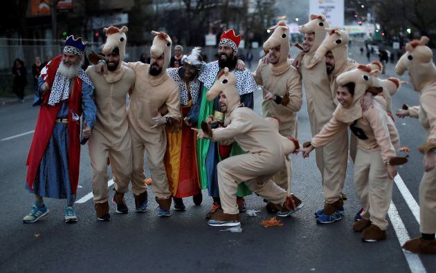 Participantes en la San Silvestre Vallecana