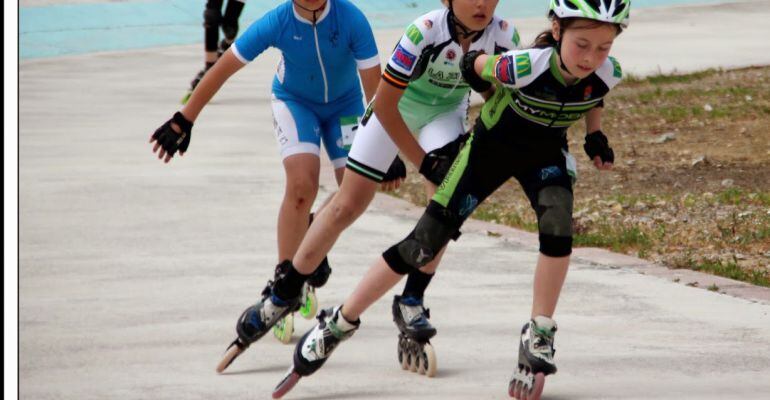 Prueba del Trofeo de Velocidad Ciudad de Jaén de patinaje.