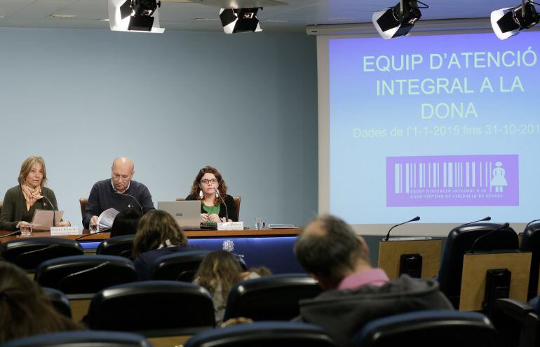 Roda de premsa de l’Equip d’Atenció Integral a la Dona