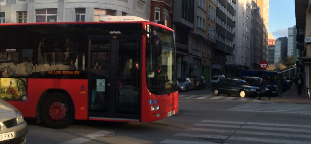 Bus urbano en A Coruña