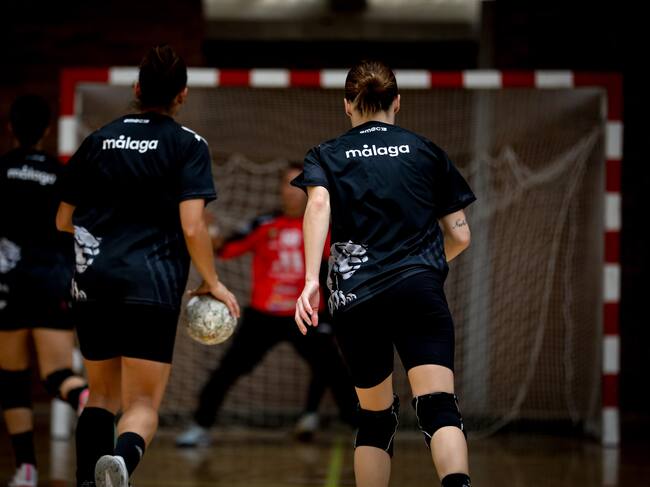 Imagen de un entrenamiento del Costa del Sol Málaga
