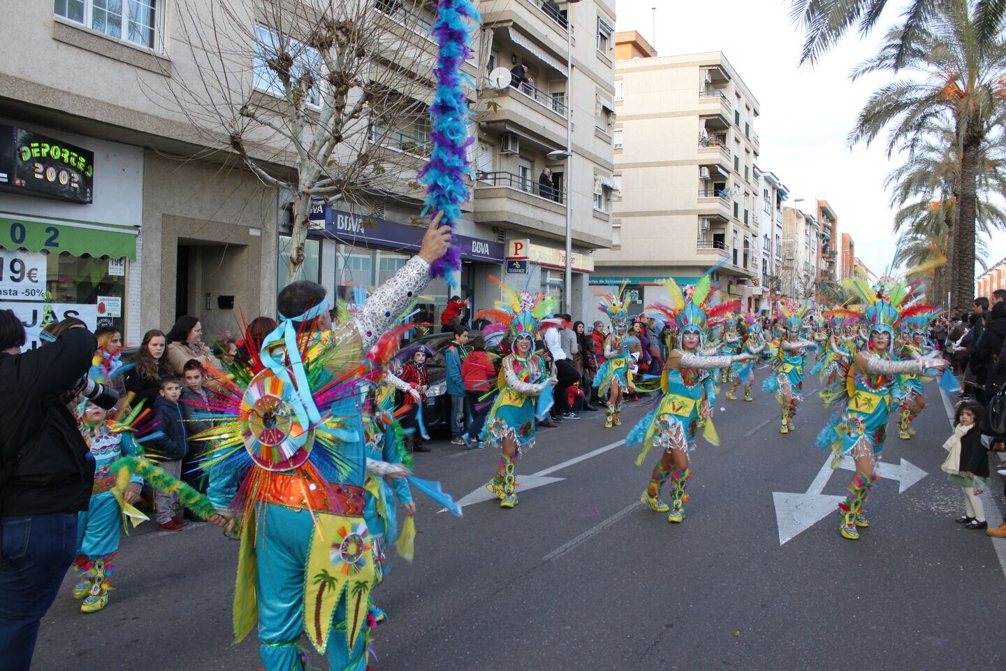 El desfile de Carnaval emeritense será finalmente el Martes 13 de febrero/ Foto: Ayto. Mérida